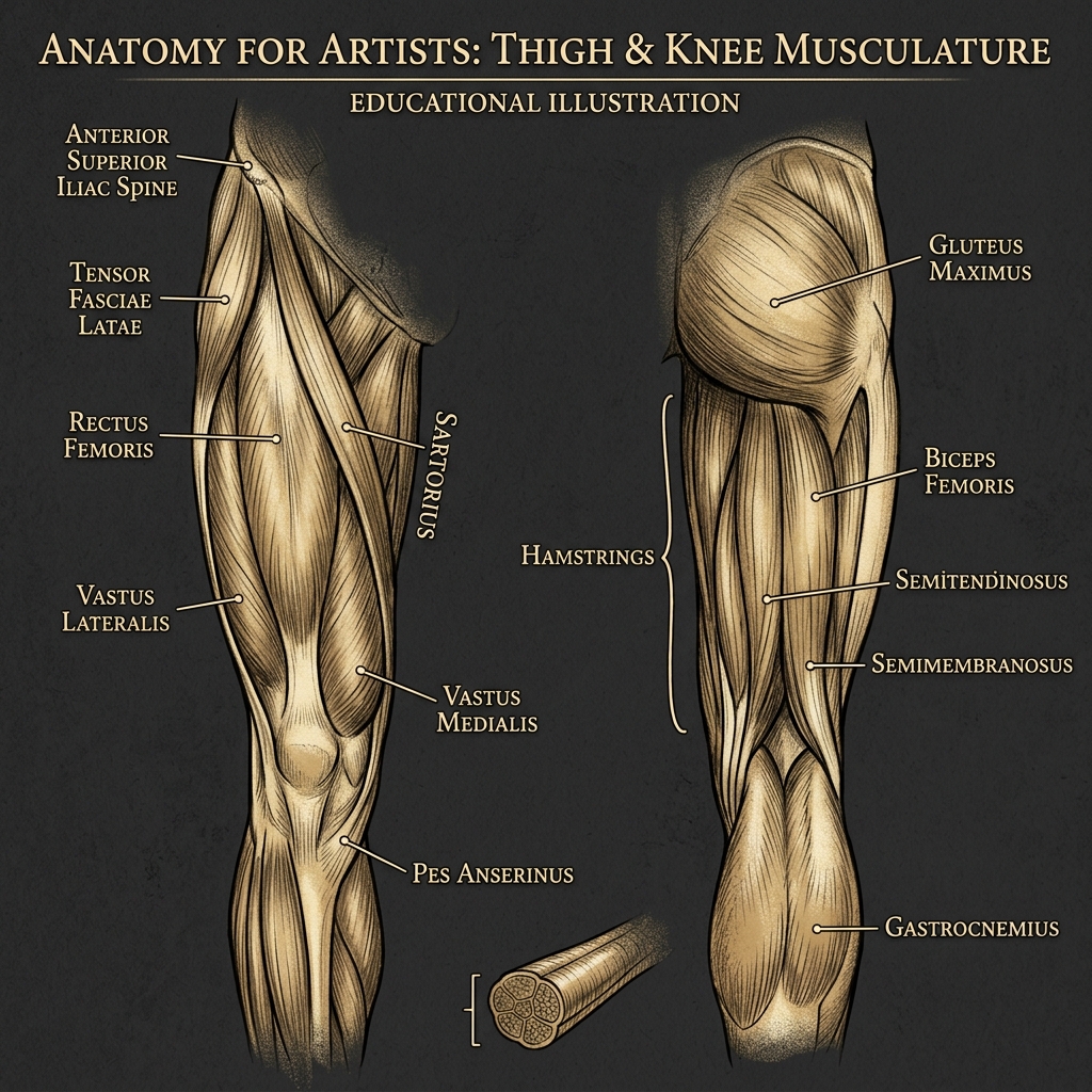 Hips & Glutes muscle structure